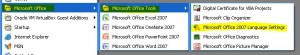 MS Office Language Settings