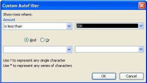 Custom Autofilter 2003