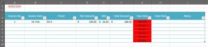 Excel formatting