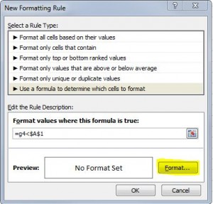 Format Excel