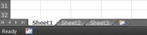 Excel Sheet Tabs