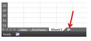 Excel insert worksheet