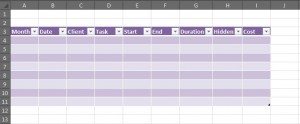 excel spreadsheet sample