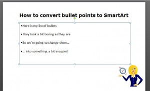 PowerPoint bullet points